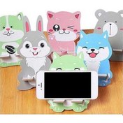 Resim Pazly Tutucu Tembel Telefon Eğlenceli Karikatür Hayvan Ahşap Cep Aksesuarı - Tn - Evrensel - 