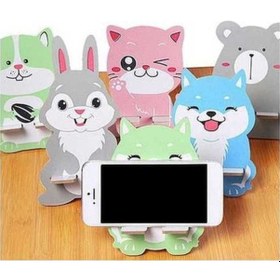 Resim Pazly Tutucu Tembel Telefon Eğlenceli Karikatür Hayvan Ahşap Cep Aksesuarı - Tn - Evrensel - 