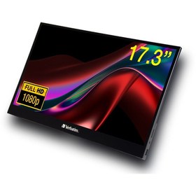 Resim Verbatim Verbatim 17.3" Full HD 1080p Freesync 6ms Taşınabilir Dokunmatik Monitör (PMT-17) 