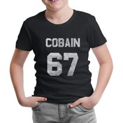 Resim Kurt Cobain - 67 Siyah Çocuk Tshirt 