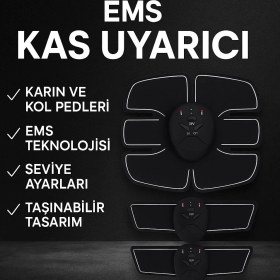 Resim Ems Titreşimli Spor Cihazı Kas Geliştirme ve Yakma 2025 Seri Orijinal 