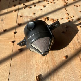 Resim Katlanabilir Kahve Demleme Aparatı - Kağıtsız Filtreli Paslanmaz Çelik Tek Kişilik Kahve Demleyici | Portatif Kamp ve Ofis Pour-Over Ekipmanı -Tanto Bushcraft 