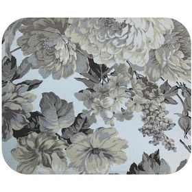 Resim Knsz Oturma Minderi 1 Li Zengin&mağrur&uslu Çiçek Gri Kumaş Tel Bar Sandalyesi İçin 