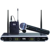 Resim Gold Audio Uhf U-616 Mikrofon Sistemi Yaka+Yaka Profesyonel Uhf Gold Audio