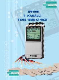 Resim Everyway Ev-906 Dijital Portatif Ems Tens Cihazı Grup Ürünüdür 