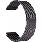 Resim Honor Uyumlu Watch Gs 3 Kordon Hasır Metal Örgülü Krd01 22mm 