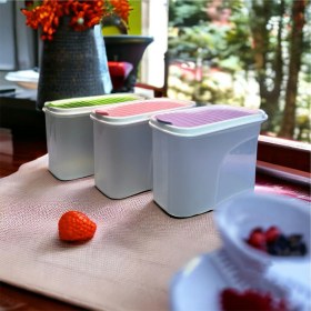 Resim Gondol 3'lü Erzak Kabı 1,2lt 