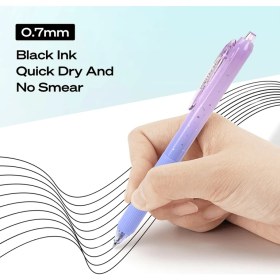 Resim Writech W-0163 Soft Grıp Nebula Mor/mavi Gövde Mavi Jel Kalem - 1 Adet 