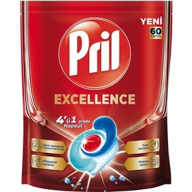 Resim Pril Excellence Bulaşık Kapsülü 60'lı 1.086 G 2 Adet 