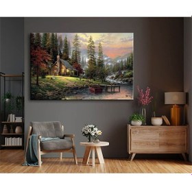 Resim Es10 Atatürk Tablosu 30 Ağustos Zafer Bayramı Temalı Dekoratif Kanvas Tablo-DF-83 (90 x 60) 