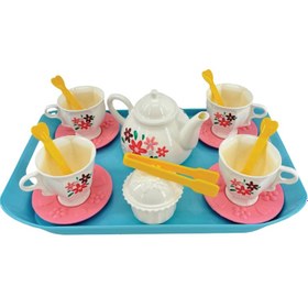 Resim Oyuncak Fincanlı Çay Vakti Seti 