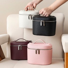Resim Vanity Box - Bölmeli Seyahat Makyaj Düzenleyici - klasik siyah 