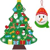 Resim Kendin Yap Keçe Noel Ağacı Seti Ve Kardan Adam Advent Takvimi - Klb 