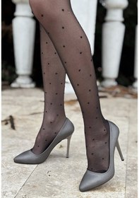 Resim Evyora Hillar Platin Saten Stiletto Ayakkabı Çok Renkli 