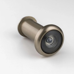Resim Htm Yapı Kalite Kapı Dürbünü Saten 50-75 mm 14 mm Delik Çapı Güvenlik Gözetleme Aparatı Metal Gövde 