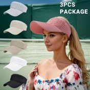 Resim 3 Parça Set Unisex Nefes Alabilir Beanie Hafif Spor Balıkçılık Dış Mekan İçin Uygun 