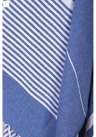 Resim Çizgili %100 Pamuk Soft Peştemal Banyo Plaj Havlusu 100x180 Cm 001 