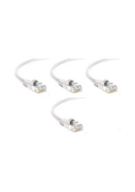 Resim S-link Cat6 Gri 25 Metre Rj45 Lan Kablosu Uçları Hazır Takılı Bilgisayar Modem Internet Ethernet Kablosu 