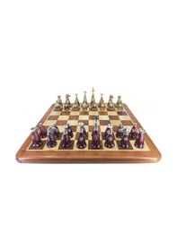 Resim Prestij Serisi Ahşap Satranç Takımı 38 CM 
