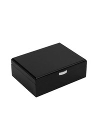 Resim Falconetti Mat Siyah Humidor Puro Kutusu Küllük Makas Seti Rd26 