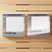 Resim 50 Vintage Bilgisayar Çizim Tablet Not Papatyaları - Yaratıcı Karikatürler ve Tasarımlar İçin Retro Tarzı Kare Kağıtlar, Sanat Notları İçin İdeal, Sanatçı Çizim Malzemeleri 