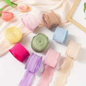 Resim DIY Kek Süslemeleri: Beyaz, Kırmızı, Siyah, Bej, Şeftali, Fuşya, Pembe, Derin Pembe, Çiçek, Karpuz Kırmızısı, Marun, Haki, Hardal Sarısı, Kayısı, Sarı, Gökyüzü Mavisi, Yeşil ve Mor - Crafting, Dikiş ve Hediye Paketleme için Mükemmel 