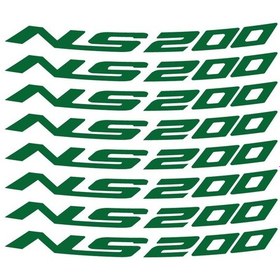 Resim Bajaj Pulsar Ns200 Jant İçi Sticker Etiket Modeli 