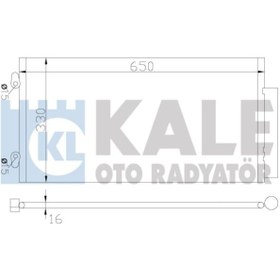 Resim KALE 342455 Klima Radyatoru Kondenser (Toyota Uyumlu: Avensis 97-02/Corona 92-97 At191) 570×321×16 8845005010 (WM633135) 