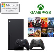 Resim Microsoft Xbox Series X 1 TB SSD Oyun Konsolu + 1 Kol Siyah + 1 Yıl Live Gold + Gamepass 