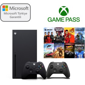 Resim Microsoft Xbox Series X 1 TB SSD Oyun Konsolu + 1 Kol Siyah + 1 Yıl Live Gold + Gamepass 