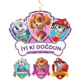 Resim Asmalı Tavan Sarkıt Süsü Büyük1li Paw Patrol Sky E Çok Renkli 