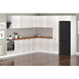 Resim Fly Mobilya Sherry Mutfak Köşe Modülü 160 cm Beyaz 