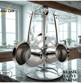 Resim Klasik Cezve Takımı 