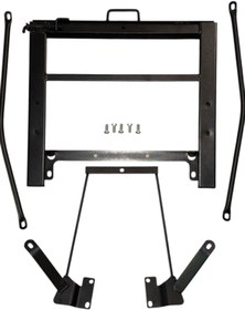 Resim Motohat Motosiklet Hero Dash Kızaklı Çanta Demiri (KURYELERE ÖZEL) ( VİDA SETİ DAHİL) 