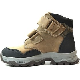 Resim Raker 805 Hakiki Yağlı Deri Kum Cırtlı Ortopedik Erkek Çocuk Bot Bej - Kum 