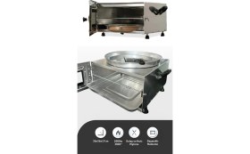 Resim Tifer Hamarat Plus Xl Büyük Boy Fırın (Pizza, Lahmacun, Bazlama, Kebap, Et ve Tavuk Şiş, Sebze Közleme Fırını) 