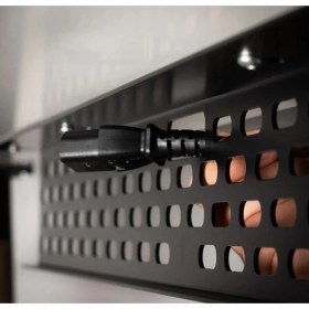 Resim Ulysses 75 cm Kablo Organizeri Masa Altı Kablo Düzenleyici - Büyük Boy Premium Metal Kablo Organizer 