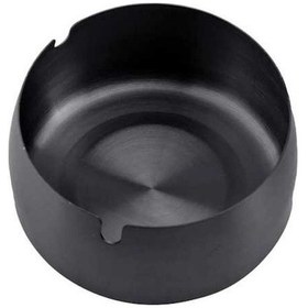 Resim Ulzyvf Yuvarlak Taşınabilir Tablası Siyah Sigara Sigara Paslanmaz Metal Masa M Küllüğü Kül İçin Gümüş Çelik Ah 