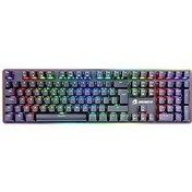 Resim GameBooster G918 Fire Storm RGB Red Switch Mekanik Beyaz Oyun Klavyesi 