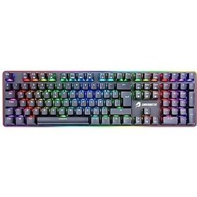 Resim GameBooster G918 Fire Storm RGB Red Switch Mekanik Beyaz Oyun Klavyesi 