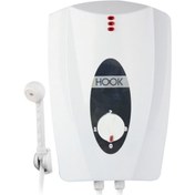 Resim Hook HK-410 Elektrikli Şofben Beyaz - Siyah 