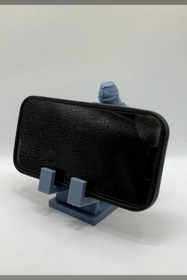 Resim Genç 3D Tapınak Şövalyesi Telefon ve Tablet Tutucu | Diz Çökmüş Şövalye Standı | Orta Çağ Temalı 