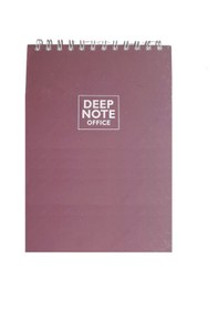 Resim Özkan Deep Note 17x24 Spiralli Blok.100yap.çizgili Defter Bordo 