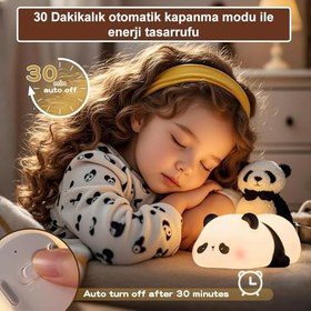 Resim Greentech Dokunmatik Silikon Panda Gece Lambası/GT-CL17 