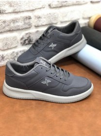 Resim Umut Ayakkabı Luttoon Büyük Numara 45-46-47-48 Ortopedik Erkek Spor Ayakkabı Gri 