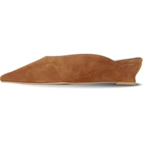 Resim Bueno Shoes Taba Süet Kadın Topuklu Terlik 