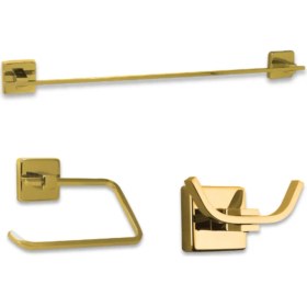 Resim Csk Banyo Dev Aksesuar Seti Gold 