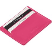 Resim Fuşya Deri Unisex Kredi Kartlık - S1KK00001050-J7E 