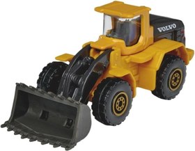 Resim Majorette Volvo 3'lü Metal Diecast İnşaat Araç Seti - Kepçe 3104000 