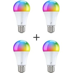 Resim 4'lü Akıllı Ampul Seti Renkli 
